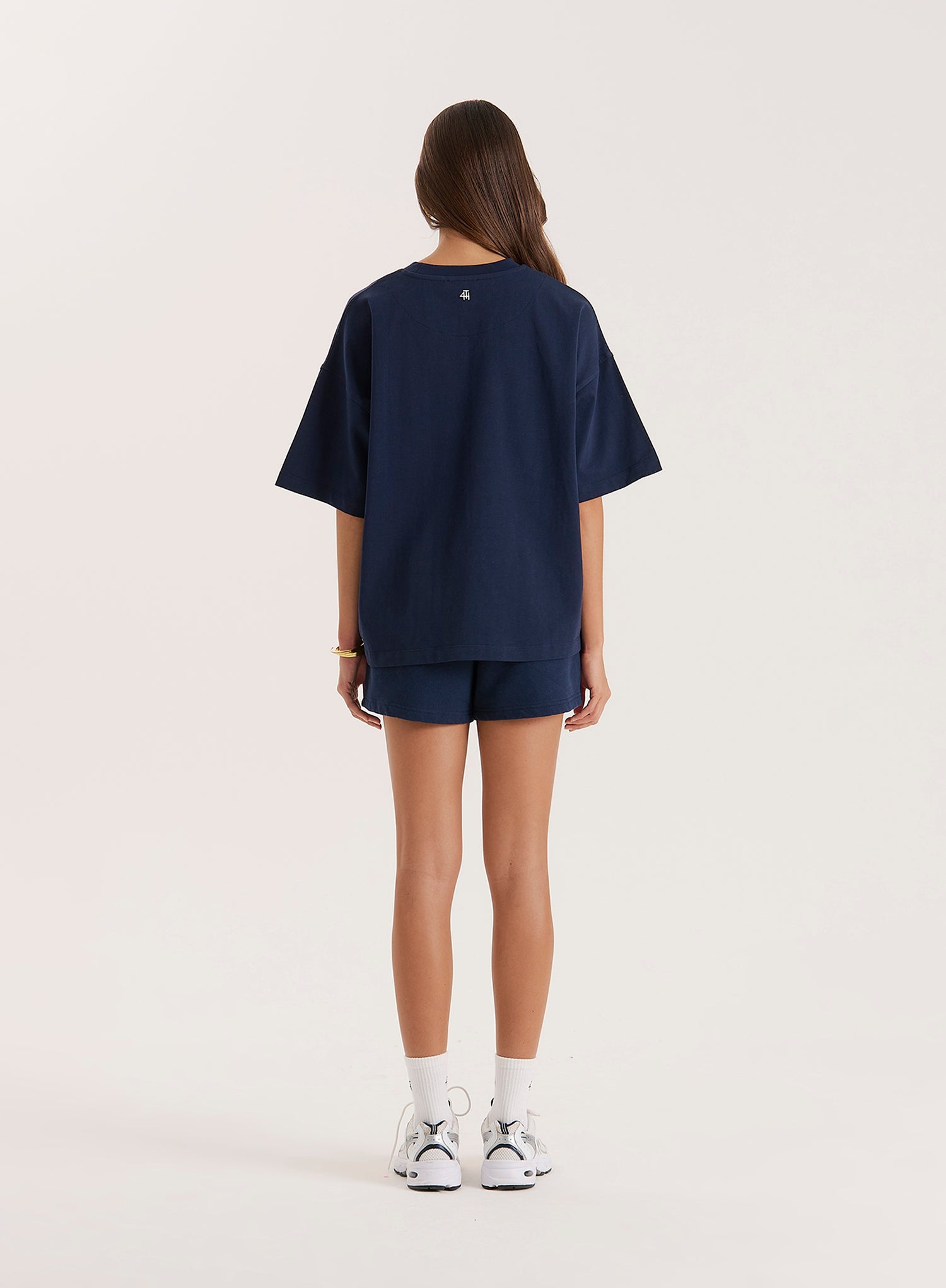 Navy Fourth Athletics Oversized T-Shirt